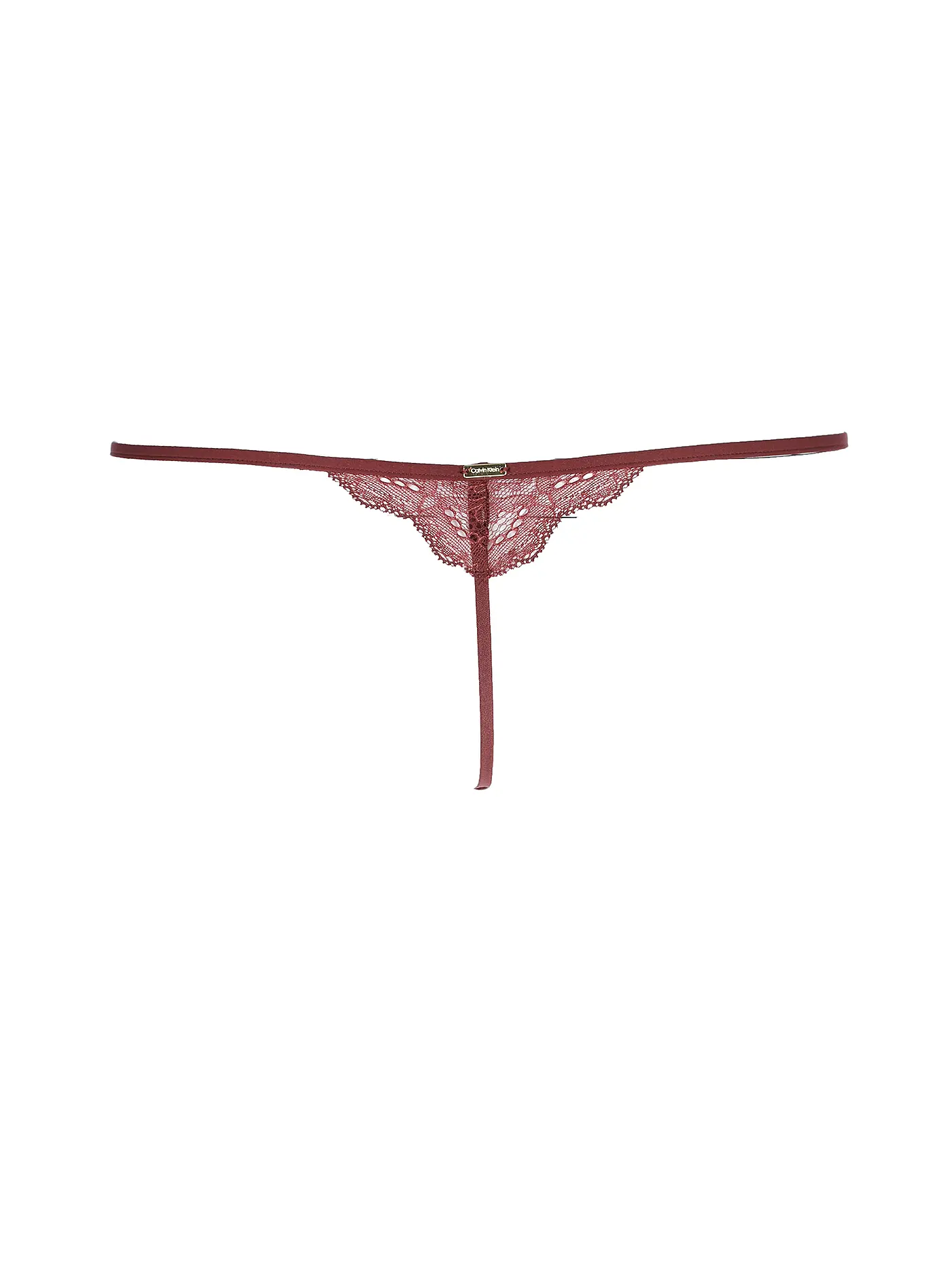 CALVIN KLEIN | String black | dunkelrot